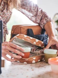 Babyartikel-Wickeltaschen -Kinder Lunchbag mit Reißverschluss, Baumwolle beschichtet