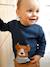 Jungen Baby Sweatshirt - beige meliert+marine - 5