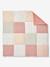 Baby Spieldecke „Girly Vichy“, Patchwork-Design - rosa/mehrfarbig bedruckt - 4