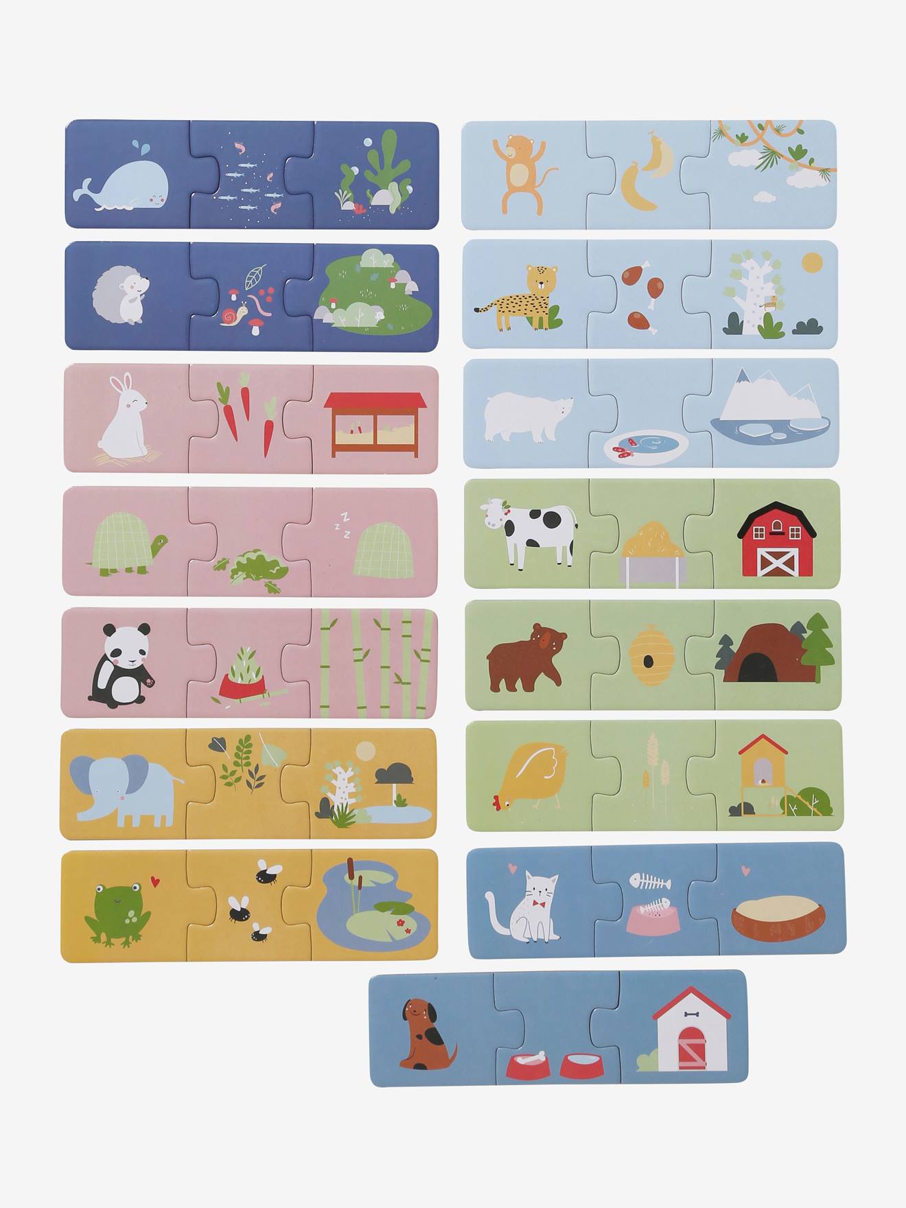 Vertbaudet Kinder Kombinations-Puzzle Mehrfarbig Einheitsgröße