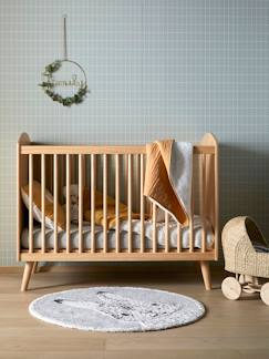 Kinderzimmer-Kindermöbel-Babybett „Konfetti Natur“, Massivholz