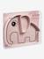 Kinder Silikonteller „Stick&Stay Elephant“ DONE BY DEER™ - blau+rosa+senfgelb - 5