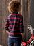Jungen Poloshirt mit Lageneffekt Oeko Tex® - grün gestreift+nachtblau gestreift+rot gestreift - 13