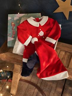 Kinderschlafanzüge & Nachthemden-Baby Weihnachts-Geschenkset: Strampler & Mütze