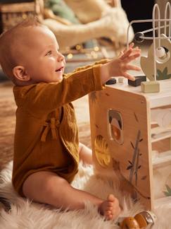 Spielzeug-Baby-Tasten & Greifen-Activity-Würfel „Pandafreunde“ FSC