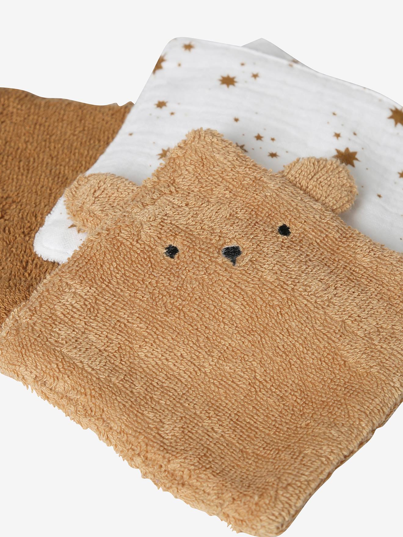 Thumbnail - 6er-Pack Waschlappen mit Aufbewahrungsbeutel BÄR