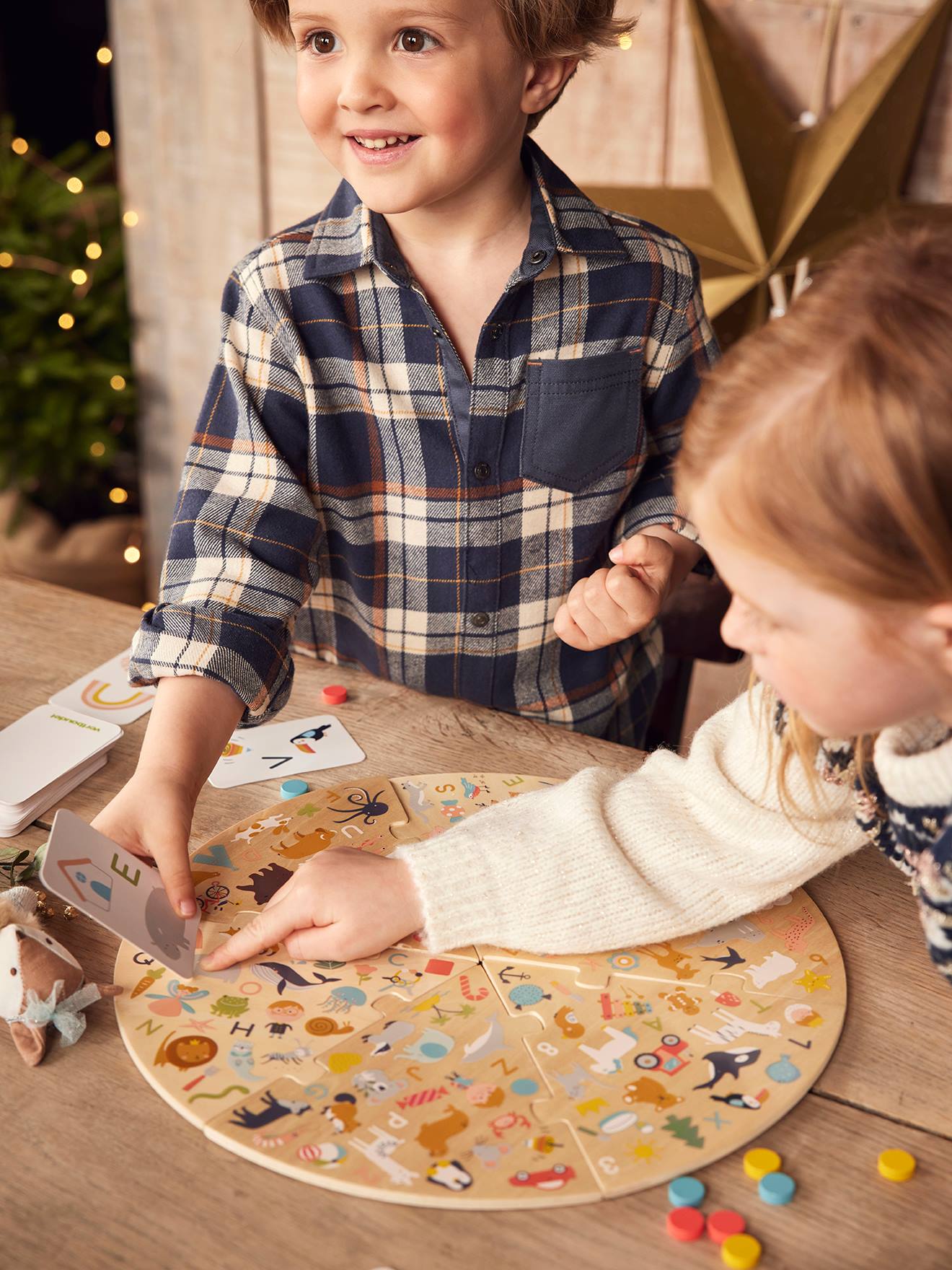 Vertbaudet - Kinder Schach-Spiel, Holz FSC