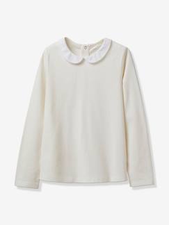 Maedchenkleidung-Shirts & Rollkragenpullover-Mädchen Shirt mit Rundkragen, Bio-Baumwolle CYRILLUS