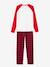 Capsule Kollektion: Damen Weihnachts-Schlafanzug - wollweiß/rot/kariert - 5
