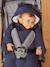 2-in-1 Baby Ausfahrsack / Steppjacke, Recycling-Polyester - nachtblau - 4