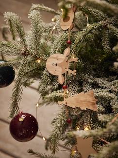 Dekoration & Bettwäsche-Dekoration-Weihnachts-Girlande aus Holz