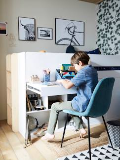Kinderzimmer-Kindermöbel-Babybetten & Kinderbetten-Kinder Kombi-Hochbett „Cameleo“ mit Schreibtisch