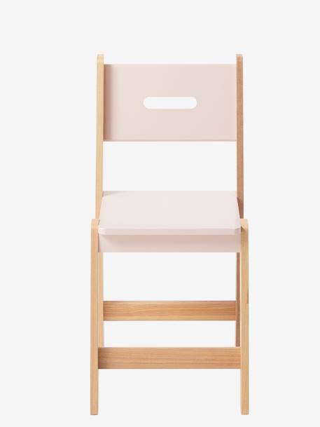 Kinderstuhl „Architekt Junior“, Sitzhöhe 45 cm - grün/natur+natur/weiß+rosa/natur - 14