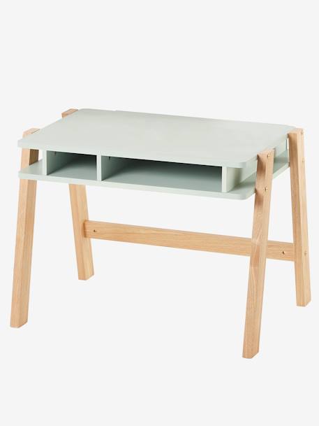 Schreibtisch ,,Architekt Mini' - grün+rosa+türkis+weiß/natur - 2