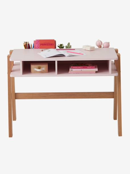 Schreibtisch ,,Architekt Mini' - grün+rosa+türkis+weiß/natur - 9