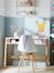 Kinder Schreibtisch „Architekt Junior' - blau+grün+rosa+weiß/natur - 20