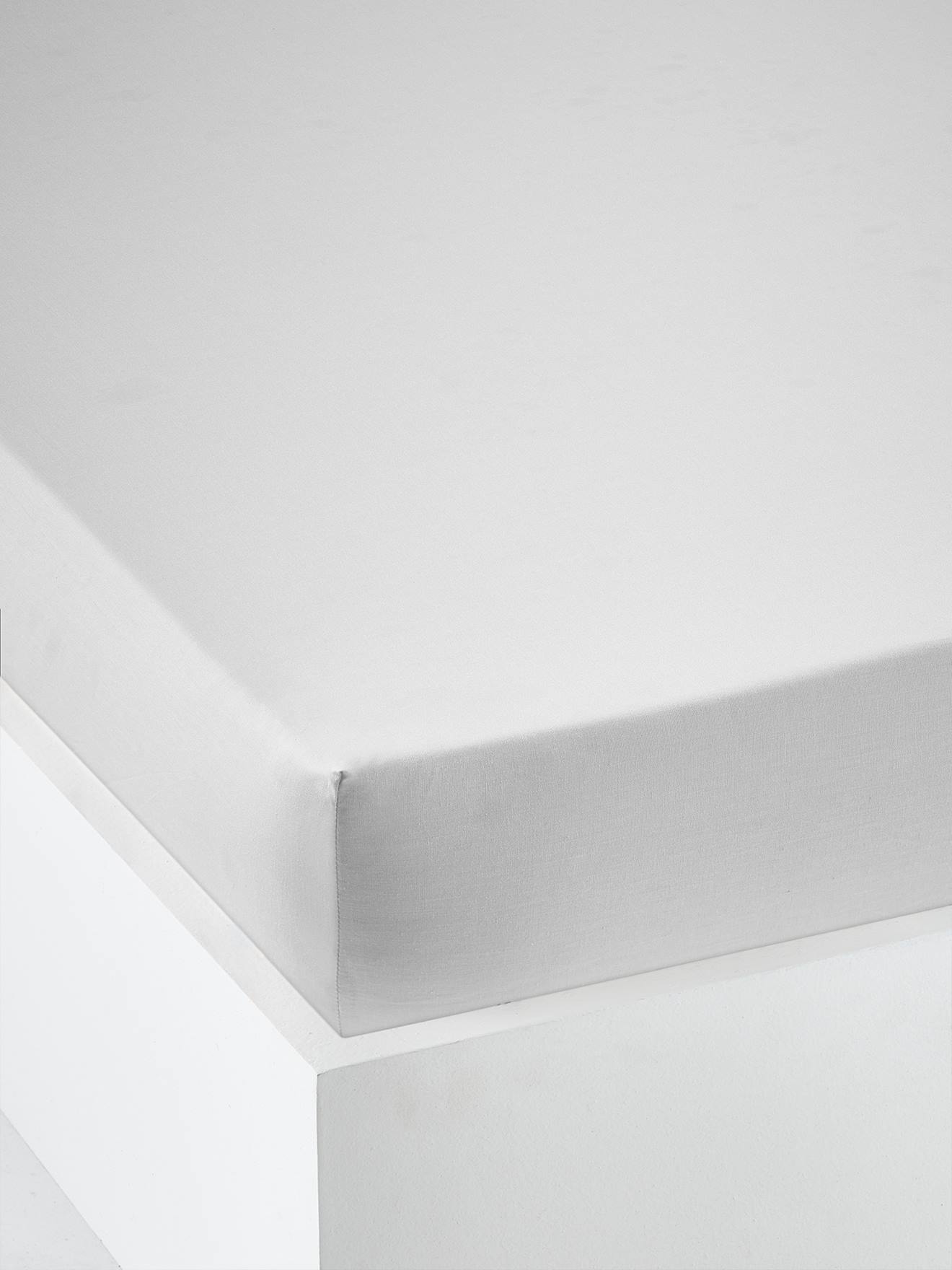 Kinder Spannbettlaken uni grau Gr. 90x140 von vertbaudet