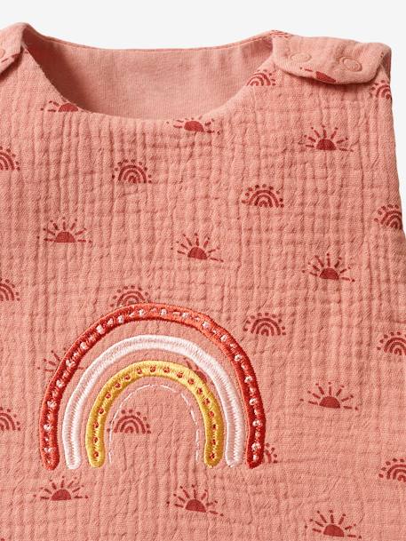 Bio-Kollektion: Baby Sommerschlafsack aus Musselin - rosa - 5