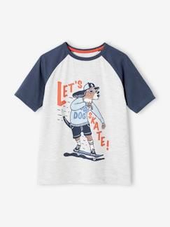 Ferienzeit-Jungen T-Shirt mit grafischen Motiven Oeko Tex®