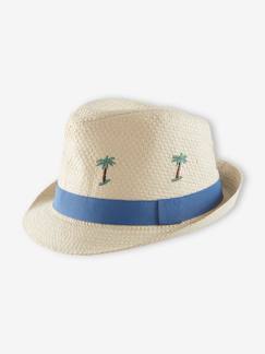 Jungenkleidung-Accessoires-Hüte-Jungen Sonnenhut mit Palmen