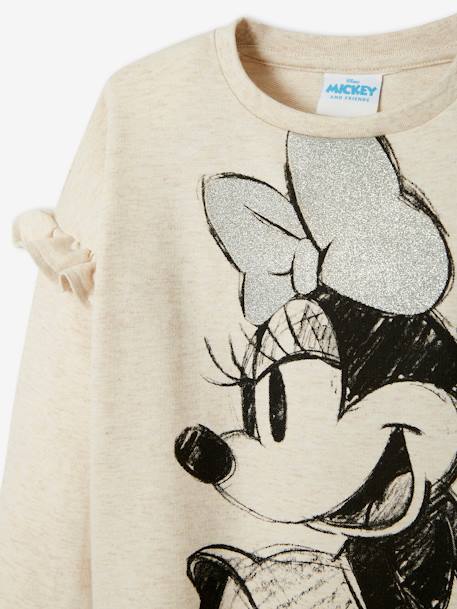 Mädchen Sweatshirt Disney MINNIE MAUS - beige meliert - 4