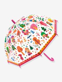 Spielzeug-Spielküchen, Tipis & Kostüme -Transparenter Kinder Regenschirm „Wald“ DJECO