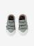 Jungen Baby Stoff-Sneakers, Klett - aqua+braun - 5