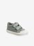 Jungen Baby Stoff-Sneakers, Klett - aqua+braun - 2