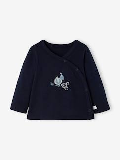 Babymode-Shirts & Rollkragenpullover-Baby Wickeljacke BASIC Oeko-Tex