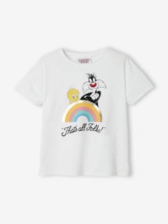 Meine Helden-Maedchenkleidung-Mädchen T-Shirt LOONEY TUNES Tweety & Sylvester