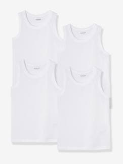 Günstige Basics-Jungenkleidung-4er-Pack Trägershirts für Kinder Oeko-Tex®