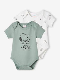 Babymode-Bodys-2er-Pack Jungen Baby Kurzarmbodys PEANUTS ® SNOOPY