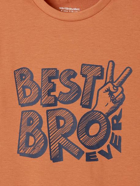 Jungen T-Shirt mit Schriftzug Oeko-Tex® - aqua+grün+hellblau+orange+wollweiß - 13