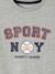 Jungen Sport T-Shirt Oeko-Tex® - grau meliert+marine - 4