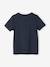 Jungen T-Shirt mit Print Oeko Tex - blau+hellgrau meliert - 3