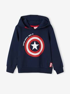 Jungenkleidung-Pullover, Strickjacken, Sweatshirts-Sweatshirts-Jungen Kapuzensweatshirt MARVEL Captain America