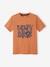 Jungen T-Shirt mit Schriftzug Oeko-Tex® - aqua+grün+hellblau+orange+wollweiß - 11