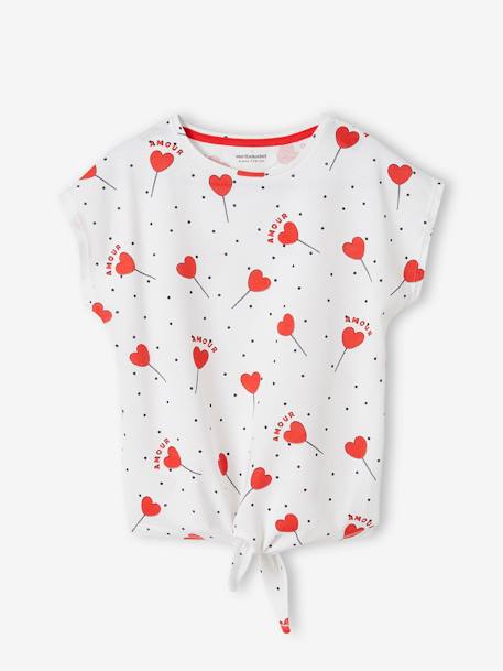 Mädchen T-Shirt Oeko Tex® - gelb+weiß/rot+zartrosa/kirschen+erdbeeren - 4