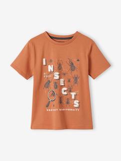 Jungenkleidung-Shirts, Poloshirts & Rollkragenpullover-Shirts-Bio-Kollektion: Jungen T-Shirt, Tierprint Oeko-Tex