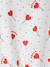 Mädchen T-Shirt Oeko Tex - khaki+weiß/rot+wollweiß+zartrosa/kirschen+erdbeeren - 10