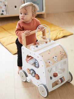 Spielzeug-Baby-Activity-Lauflernwagen, Holz FSC