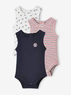 Babymode-Bodys-3er-Pack Baby Trägerbodys Oeko-Tex