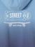 Jungen Kapuzensweatshirt mit Farbverlauf und Skater-Print Oeko-Tex - dunkelblau - 4