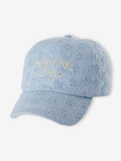 Maedchenkleidung-Accessoires-Mädchen Basecap mit Lochstickerei