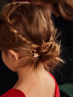Maedchenkleidung-Accessoires-2er-Pack Mädchen Haarspangen mit Stern