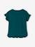 Mädchen T-Shirt mit Pailletten-Print und Volants Oeko-Tex - altrosa+aqua+grün+hellrosa - 11