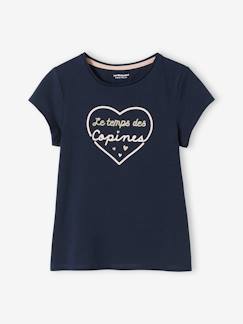 Maedchenkleidung-Shirts & Rollkragenpullover-Shirts-Mädchen T-Shirt, Message-Print BASIC Oeko-Tex
