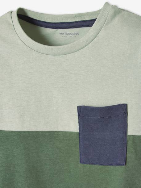 Jungen T-Shirt, Colorblock Oeko Tex® - khaki - 3