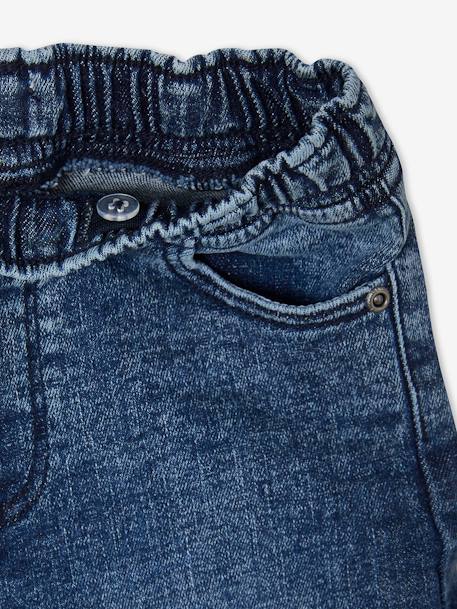 Jungen Shorts in Denim-Optik Oeko-Tex - blue stone+schwarz - 10