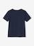 Jungen Sport T-Shirt BASIC Oeko-Tex - blau+grau meliert+marine - 15